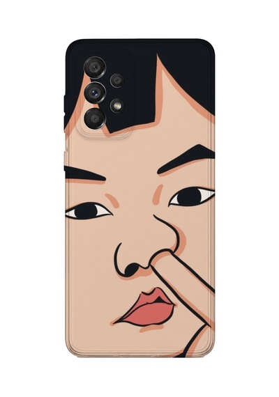 Samsung Galaxy M52 Uyumlu Baskılı Şeffaf Telefon Kılıfı Koleksiyon: Memecraft Studio 7