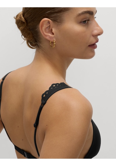 Marks & Spencer Detaylı Bikini Üstü T52001158b Siyah
