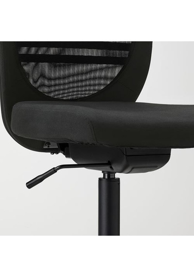 Ikea Flıntan Çalışma Sandalyesi, Siyah, Kolçaksız