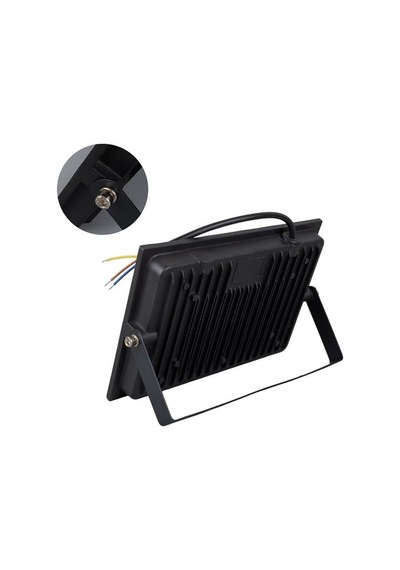 Powermaster Pm-22572 100 Watt - 220 Volt 6500k Ip66 150 Işık Açısı Siyah Slim Kasa Beyaz Led Projektör