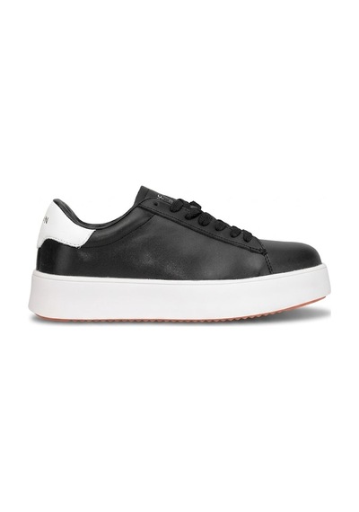Lufian 121230053 Adel Kadın Hakiki Deri Klasik Sneaker Siyah