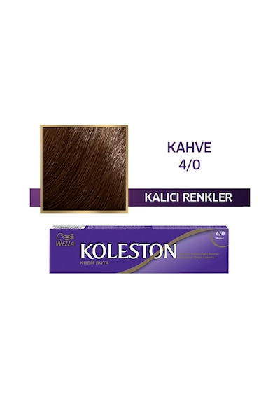 Koleston Single Tüp Saç Boyası 4/0 Kahve
