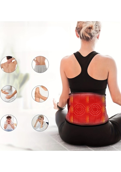 Glr K17 Kablosuz Isıtmalı Bel Kemeri Masaj Modu Ve Ergonomik Tasarım
