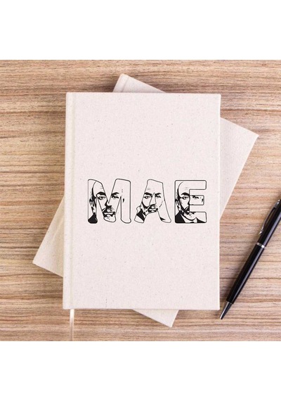 Mehmet Akif Ersoy Krem Çizgisiz Kanvas Defter