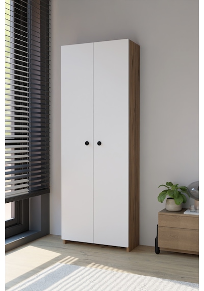 Alpaevmobilya 150 Cm 2 Kapaklı 5 Raflı Geniş Çok Amaçlı Yatak Odası Kıyafet Dolabı Düzenleyici Ve Organizer Beyaz - Atlantik Çam Alpaevmobilya 150 Cm 2 Kapaklı 5 Raflı Geniş Çok Amaçlı Yatak Odası Kıyafet Dolabı Düzenleyici Ve Organizer Beyaz - Atlantik Çam