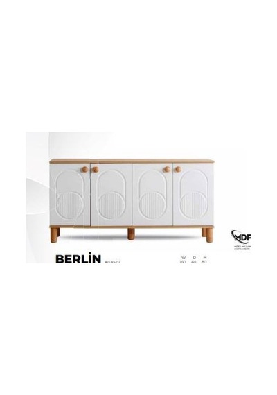 Berlin Mdf Konsol Beyaz