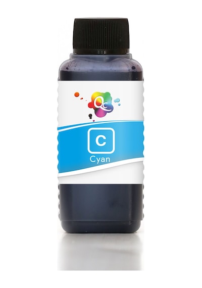 QC Ricoh SG3110DN Uyumlu Süblimasyon Mürekkep 100ml C DS Cyan Mavi