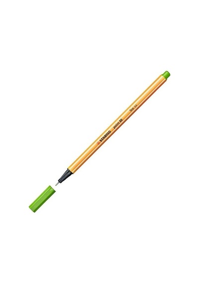 Stabilo Keçe Uçlu İnce Kalem 88 Point 0.4 Mm Yaprak Yeşili 88/43 Çok Renkli