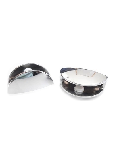 Oval Krom Etejer Camı Tutucu Takımı