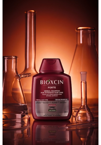 Bioxcin Forte Şampuan Tüm Saç Tipleri Için 3x300ml - Yoğun Dökülme Şampuanı Avantajlı Paket