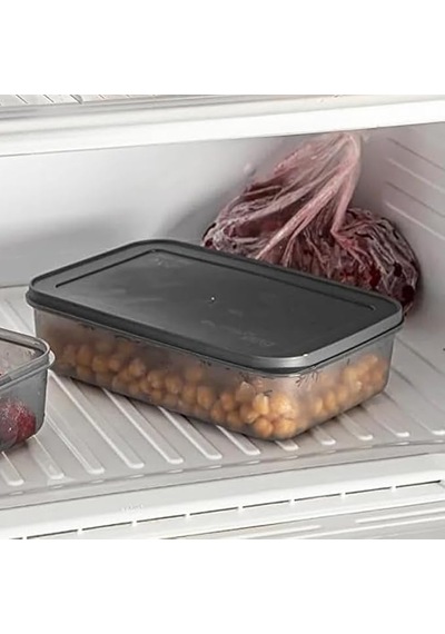 Ayrex No Frost Silikon Yumuşak Kapalı Saklama Kabı Dondurucu Ve Buzluk Saklama Kabı 1500ml, Kapaklı No Frost Saklam Diğer