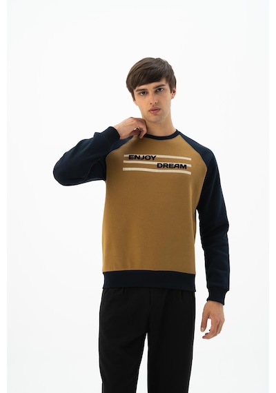 AR-MA Arma Erkek Bisiklet Yaka Sweatshirt K24124908701 Kahverengi