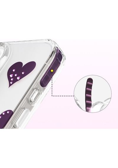 İphone 16 Pro Max Uyumlu Kılıf M-safe Şarj Özellikli Zore Paris Elvo Sert Pc Kapak Bordo