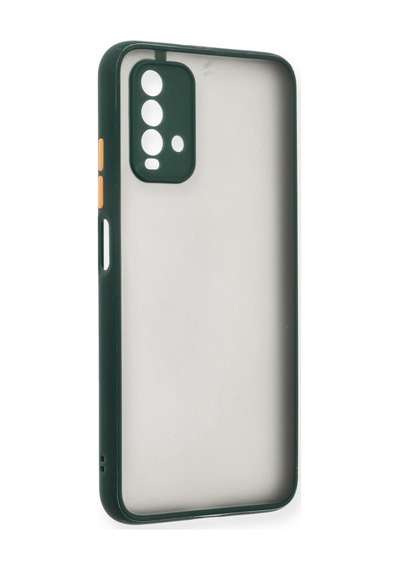 Xiaomi Redmi 9t Uyumlu Kılıf Montreal Silikon Kapak - Yeşil