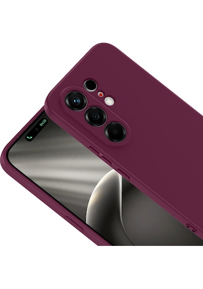 Maks Technology Tecno Camon 50 Pro Kılıf Mkst Mara Lansman Kapak - Koyu Mor