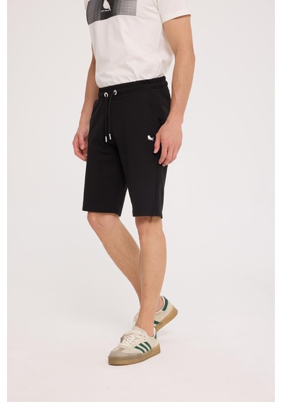 The Crow Tango Sweatshort Siyah Polyester Pamuk Şort Siyah
