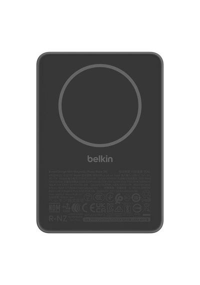 Belkin Bpd010hqbk Boostcharge 5.000 Mah Magsafe Uyumlu 15w Kablosuz Slim Powerbank - Siyah