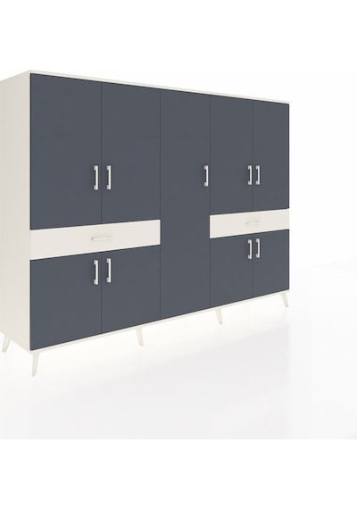 Hyperion Dolap 12 Raflı 2 Çekmeceli 8 Kapaklı 220x44x163 Aytaşı-a Aytaşı-antrasit/aytaşı Hyperion Dolap 12 Raflı 2 Çekmeceli 8 Kapaklı 220x44x163 Aytaşı-a Aytaşı-antrasit/aytaşı