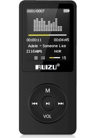Ruizu X02 8 GB Ultra İnce MP3 Çalar