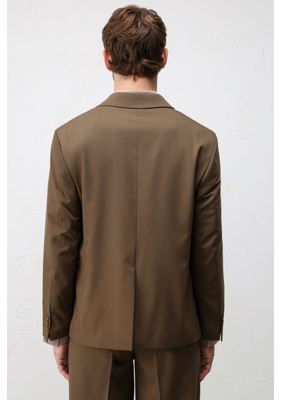 Antioch Kruvaze Relaxed Fit Erkek Blazer Ceket Haki