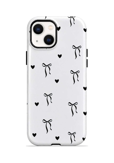 Velvoria Valestra Tiny Bows Hearts Apple iPhone Uyumlu 15 Darbe Korumalı Kılıf Valestra Select - Tiny Bows Hearts
