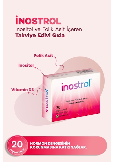 Inostrol 20 Vegan Kapsül