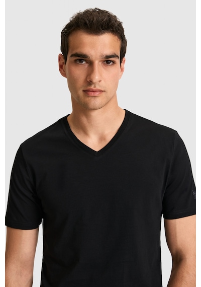 U.S. Polo Assn. U.s. Polo Assn. Erkek Siyah Tişört Basic 50326944-vr046