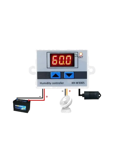Xh-w3005 Ac 110-220v 1500w Dijital Nem Kontol Cihazı - Kuluçka Termostat