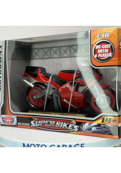 Honda Nsr 250 1:18 Ölçek Lisanslı Diecast Metal Maket Motosiklet
