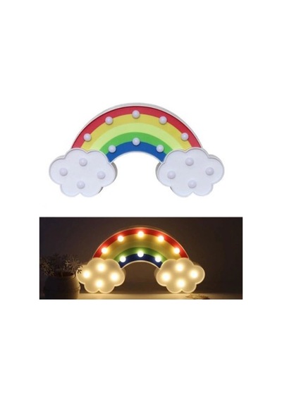 Led Işıklı Gökkuşağı Gece Lambası Çok Renkli 98163513