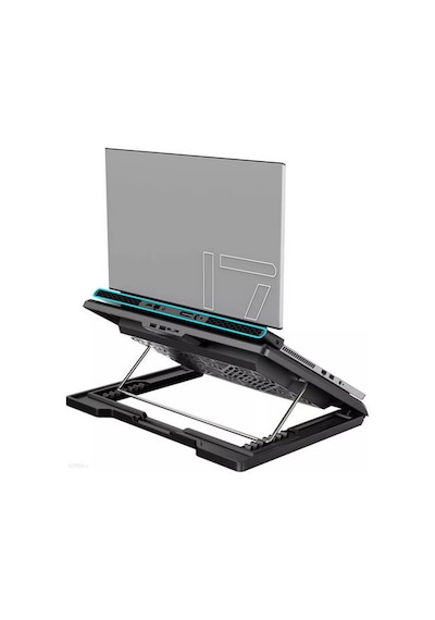6 Fanlı Işıklı 2 Usb 7 Kademeli Gaming Notebook Soğutucu Stand