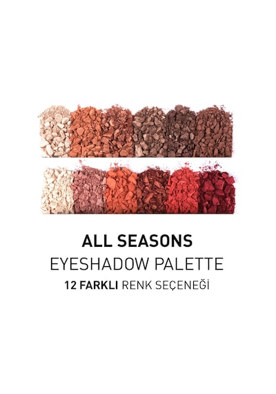 Alix Avien 12'li Far Paleti Eyeshadow Palette 999 All Seasons 15,6 G