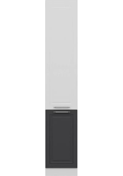 Minar 45 Cm Mutfak Boy Dolabı Beyaz Antrasit D45-mcba1