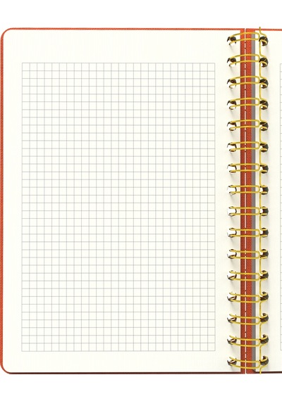 Melimelek Kareli Defter Turuncu Bez Ciltli - Ceyda Düvenci Turuncu