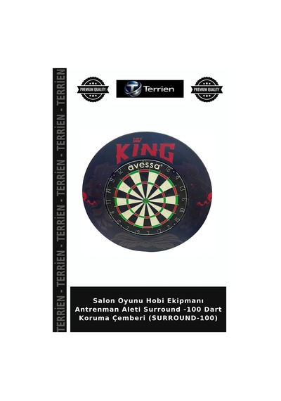 Salon Oyunu Hobi Ekipmanı Antrenman Aleti Surround -100 Dart Koruma Çemberi Surround-100