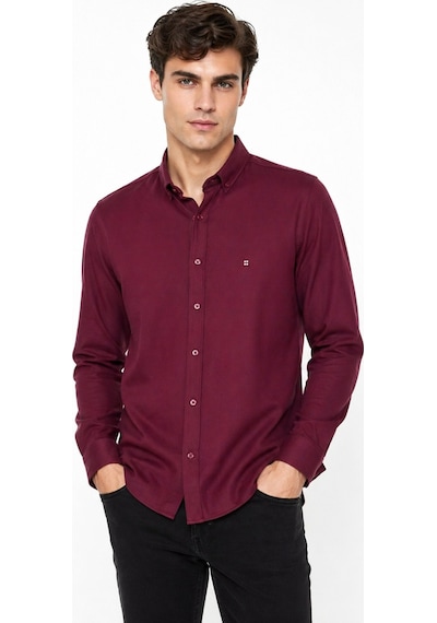 Rota Erkek Spor Silim Likralı Gömlek Bgl-st05413 Bordo