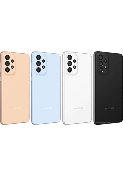 Samsung  Uyumlu  A33 Arka Kapak Kamera Camlı Beyaz