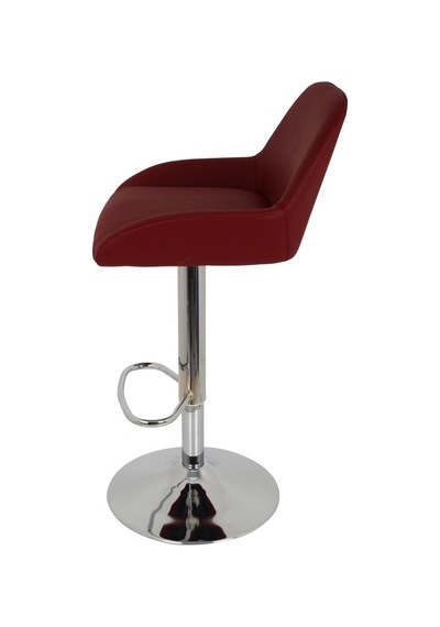 Bürocci Texas Bar Taburesi - Kahverengi Deri - 9506S0121 Çok Renkli