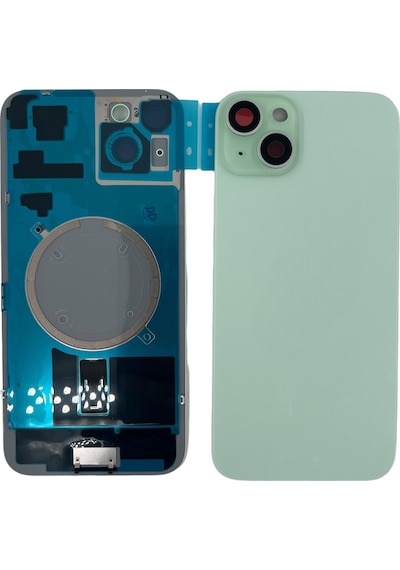 Teknonet Apple Uyumlu iPhone 15 Plus Kamera Camlı Batarya Kapağı 001