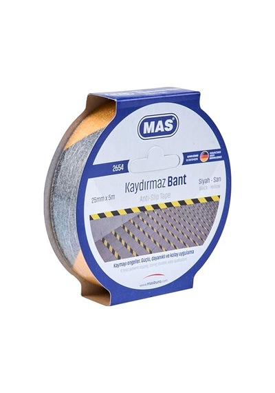 2654 Kaydırmaz Bant, Sarı &amp Siyah 1
