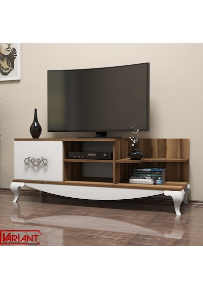 Variant Variant Sultan Tv Sehpasi Tv Ünitesi (Ceviz-Beyaz)
