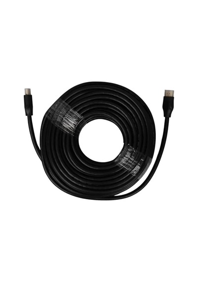 Sh Fully G-507fs Plastik Düz Siyah 20 Metre Gold Poşetli Hdmi Kablo Najmaddin