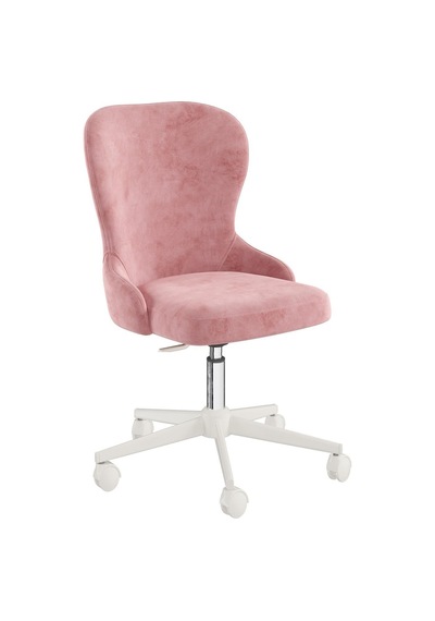 Meltem Kids New Classy Genç Odası Amortisörlü Tekerlekli Çalışma Sandalyesi (beyaz-pembe (3010))