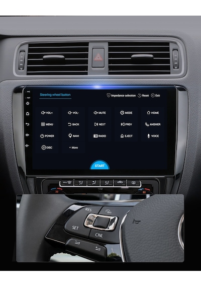 Exvol Volkswagen Jetta Multimedia 2 GB / 32 GB Android 10'' HD IPS Ekran