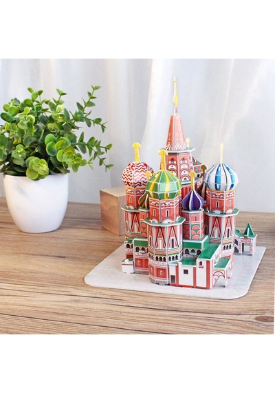 C239H Cubic Fun. St. Basils Cathedral 32 Parça. 3D - 3 Boyutlu Pu