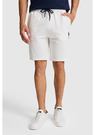 U.S. Polo Assn. U.s. Polo Assn. Erkek Ekru Şort Örme 50322605-vr019 Ecru