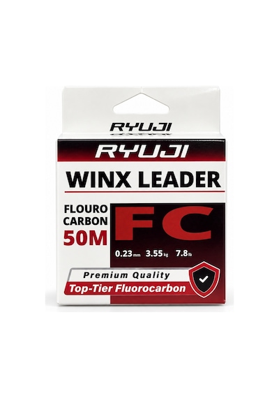 Fluorocarbon Lider Misina - Ryuji Winx Leader - 50 Mt - 0,23mm