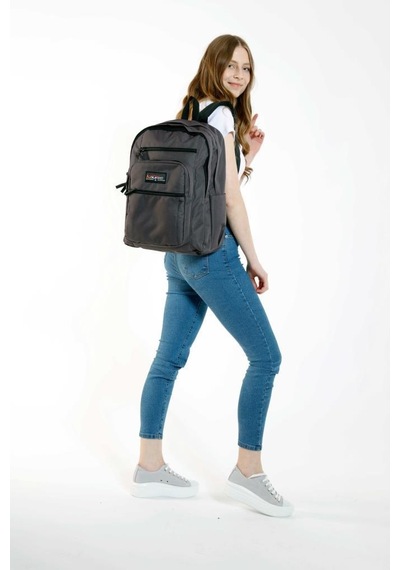 Kaukko Full Pocket Sırt Çantası Gri K1427
