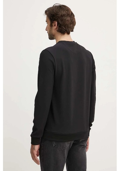 Guess Erkek Tech Stretch Cn Sweatshirt - Siyah Siyah