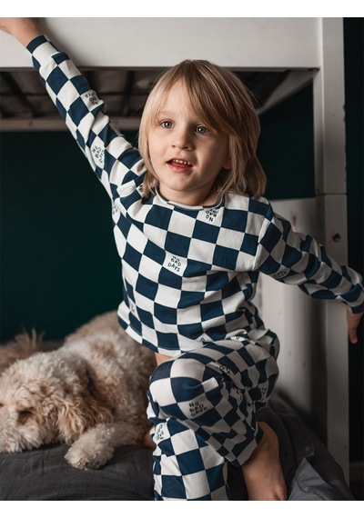 Antebies Organik Lacivert No Bad Days Erkek Çocuk Pijama Takımı Renkli